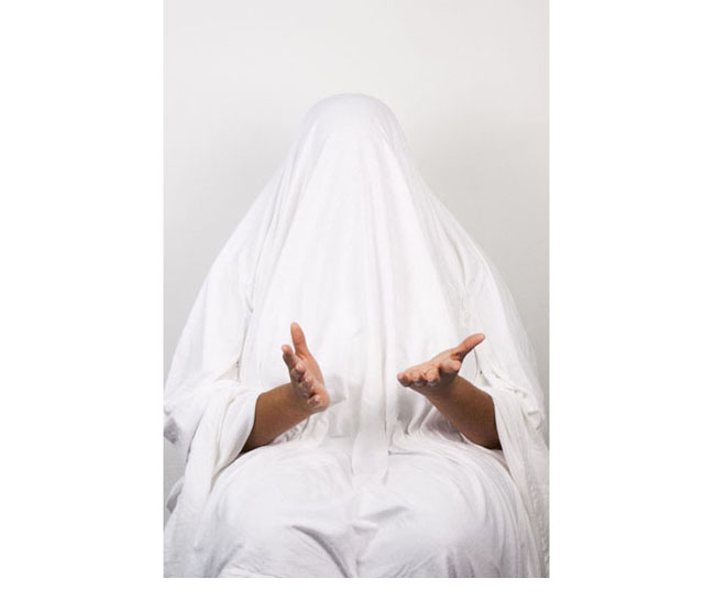 Sondra Perry,<em>White Sheets</em>, 2014. Epson Inkjet Print on Matte Kodak Paper, 12 x 18 inches. White Sheets